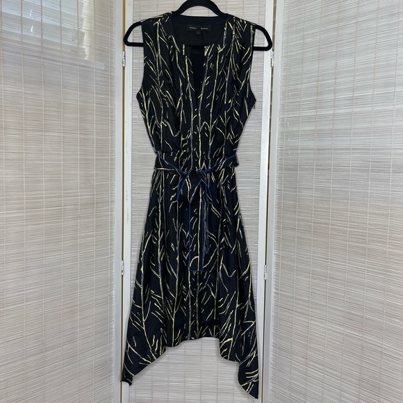 Proenza Schouler Sleeveless Silk Dress Size 6 Black Excellent Condition - Picture 1 of 7